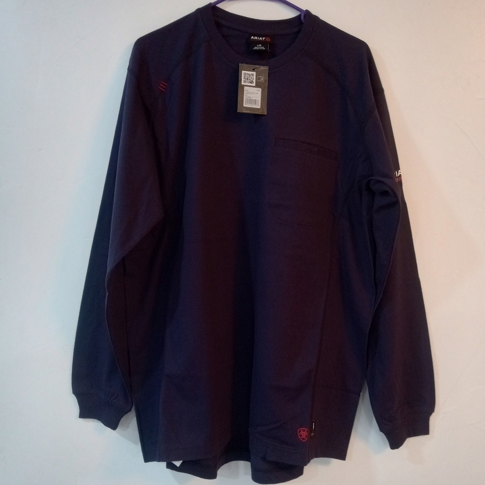 N.W.T. Ariat Large Men's FR Life On The Line Graphic Top Long Sleeve